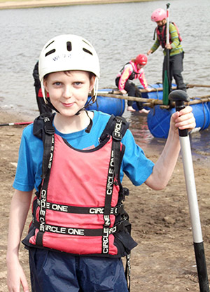 Student on PINC week activity