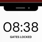Gates locked at 8.38am