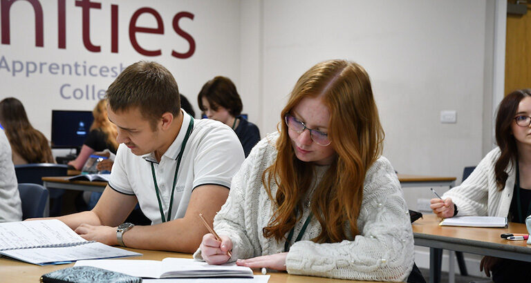 Sixth Form studying