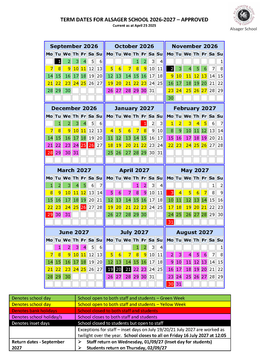calendar-and-holidays-alsager-school